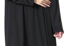 Ababalaya Women’s Elegant Modest Muslim Islamic Full Length Overhead Traditional Runway Abaya Dress Ababalaya