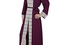 Abaya Dresses for Modest Women with Liner –Breathable-Dubai Style Women’s Black Abayas for Conservative Stylish Muslim Women. J-T Apparel