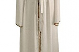 Abetteric Women’s Middle East Muslim Abaya Waist Notch Collar Dress