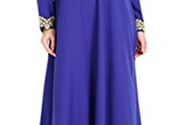 Alion Women’s Kaftan Abaya Islamic Muslim Women Long Dress Alion