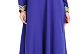 Alion Women’s Kaftan Abaya Islamic Muslim Women Long Dress Alion