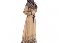 Aro Lora Women’s Chiffon Abaya Islamic Jilbab Muslim Maxi Dress Kaftans Aro Lora