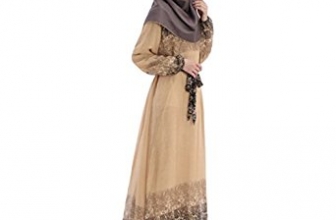 Aro Lora Women’s Chiffon Abaya Islamic Jilbab Muslim Maxi Dress Kaftans Aro Lora