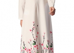Aro Lora Women’s Floral Arab Kaftan Abaya Muslim Maxi Long Dresses