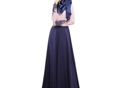 Aro Lora Women’s Kaftan Abaya Jilbab Islamic Muslim Long Sleeve Maxi Dress Aro Lora