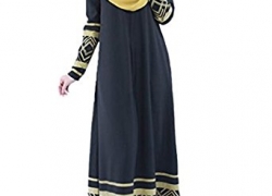 Aro Lora Women’s Long Sleeve Islamic Muslim Kaftan Abaya Maxi Dress Aro Lora