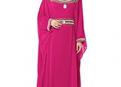 Baya Islamic Clothing Embroidery Women Jalabiya muslim abaya long dubai dress LF-16 Baya