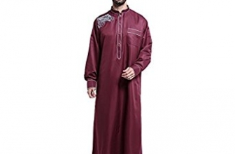 Cocohot Muslim Men Dress Big Abaya Muslim Dress Islamic Yards Robes Cocohot
