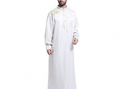 Cocohot Muslim Men Dress Big Abaya Muslim Dress Islamic Yards Robes Cocohot
