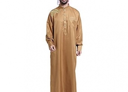 Cocohot Muslim Men Dress Big Yards Robes Muslim Dress Islamic Robes Abaya Cocohot