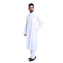 Cocohot Muslim Men’s National Costume Arab Men’s Robes Muslim Dress Islamic Robes Abaya Cocohot