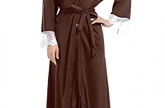 Coolred Women’s Long Sleeve Solid Simple Islamic Maxi Dress Coolred-Women