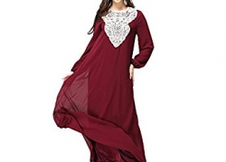 Froomer Kaftan Jilbab Islamic Muslim Abaya Women Chiffon Long Dress Froomer