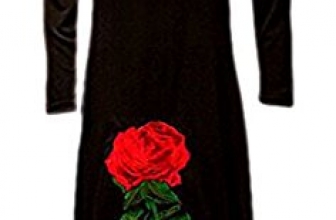 Girls Rose Flower Embroidered Long Maxi Dress Abaya Holiday Islamic 5-13 Years TIA LONDON