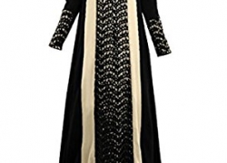 GladThink Women Arabian Traditional Muslim Loose Dress GladThink