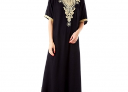 HARiM SOLTANE Muslim Dress Abaya Kaftan Dubai Dress For Women Islamic Clothing Rayon Gown jalabiyas HARiM SOLTANE