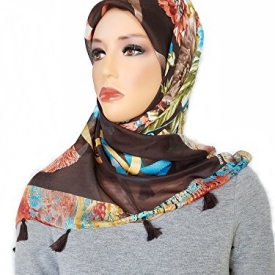 Weixinbuy Muslim Under Scarf Cap Hijab Islamic Neck Cover Head Wear Cap Black