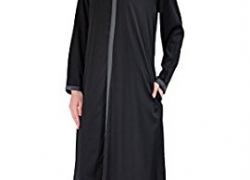 Hooded Crepe Abaya Dress – Black EastEssence