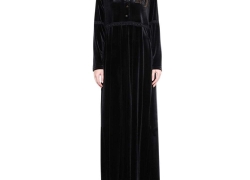 Hot Muslim Women Islamic Drilling Embroidery Velvet Plus Size Middle East Long Dress Robe