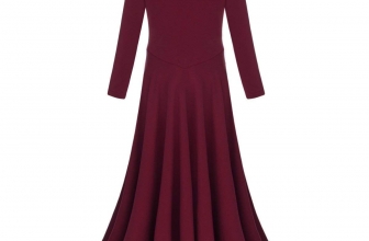 IBTOM CASTLE Womens Liturgical Praise Lyrical Dance Dress Loose Fit Full Length Long Sleeve Worship Costume Ballet