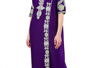 Islamic Clothing Embroidery Women Jalabiya Muslim Abaya Long Dubai Dress LF-14