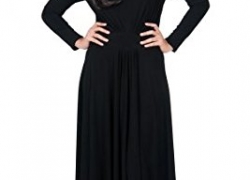 KOH KOH Womens Long Sleeve Flowy Empire Waist Fall Winter Party Gown Maxi Dress