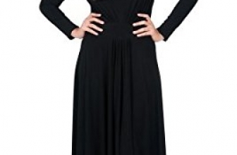KOH KOH Womens Long Sleeve Flowy Empire Waist Fall Winter Party Gown Maxi Dress