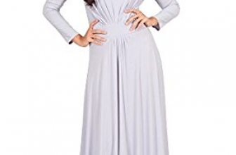 KOH KOH Womens Long Sleeve Flowy Empire Waist Fall Winter Party Gown Maxi Dress