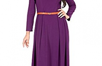 KOH KOH Womens Long Sleeve V-Neck Formal Fall Cocktail Evening Gown Maxi Dress