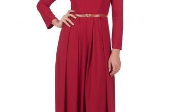 KOH KOH Womens Long Sleeve V-Neck Formal Fall Cocktail Evening Gown Maxi Dress