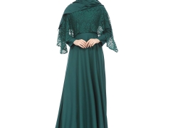 Luomeidisha Lady’s Islamic Abaya Dress Muslim Woman’s Long Dress Kaftan