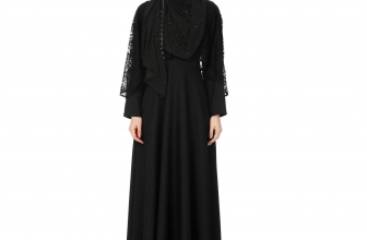 Luomeidisha Lady’s Islamic Abaya Dress Muslim Woman’s Long Dress Kaftan