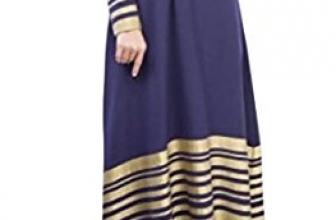 MLG Women’s Long Sleeve Islamic Muslim Fashion Maxi Dresses MLG
