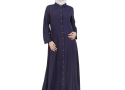Momin Libas Women’s Adifaah Full Front Button Open Abaya