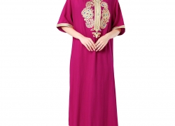 Muslim Abaya Caftan Dubai Dress For Women Islamic Clothing Rayon Gown jalabiyas Baya