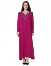 Muslim Dress Dubai Kaftan for Women Long Sleeve Long Arabic Dress Abaya Islamic Clothing Girls Caftan Jalabiya