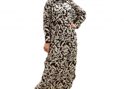 Muslim Islamic Galabeya Isdal Kaftan Gilbab Prayers Isdal (manar)