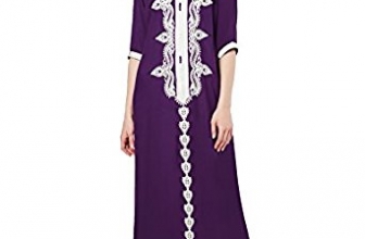 Muslim kaftan dubai long sleeve dress with embroidery for women Islamic clothing gown abaya for girls Baya