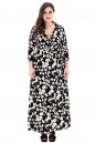 Muslim Women Long Sleeve Dress Islamic Clothing Dubai Kaftan Plus Size Maxi Casual Abaya Turkish Caftan