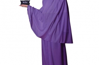Muslim Women’s Prayer Dress Pocket-Size Hijab Scarf Skirt Islamic Abaya by AJAR