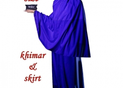 Muslim Women’s Prayer Dress Pocket-Size Hijab Scarf Skirt Islamic Abaya by AJAR