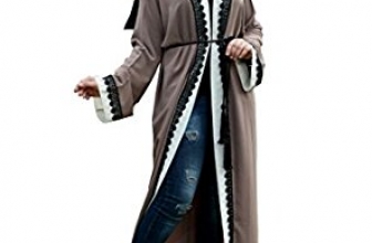 Muslim Women’s Prayer Dress Pure Egyptian Cotton Abaya Set Islamic Isdal (rania) teba