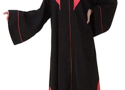 MyBatua Black & Pink Islamic Duiabi Formal and Casual Wear Abaya Burqa Dress AY-475