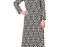 MyBatua Printed Crepe Abaya, Casual and Formal Wear Dress Islamic Clothing MyBatua