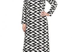 MyBatua Printed Crepe Abaya, Casual and Formal Wear Dress Islamic Clothing MyBatua