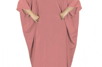 MyBatua Women’s Muslim Kaftan, Free Size Abaya, Dubai Maxi Dress, Islamic Clothing KF-001