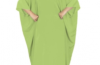 MyBatua Women’s Muslim Kaftan, Free Size Abaya, Dubai Maxi Dress, Islamic Clothing KF-001