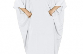 MyBatua Women’s Muslim Kaftan, Free Size Abaya, Dubai Maxi Dress, Islamic Clothing KF-001