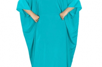MyBatua Women’s Muslim Kaftan, Free Size Abaya, Dubai Maxi Dress, Islamic Clothing KF-001
