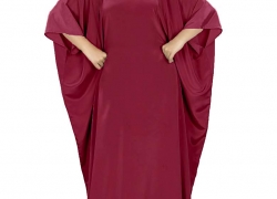 MyBatua Women’s Muslim Kaftan, Free Size Abaya, Dubai Maxi Dress, Islamic Clothing KF-001